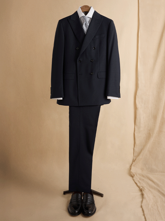 Tailored Fit Navy Performance Suit