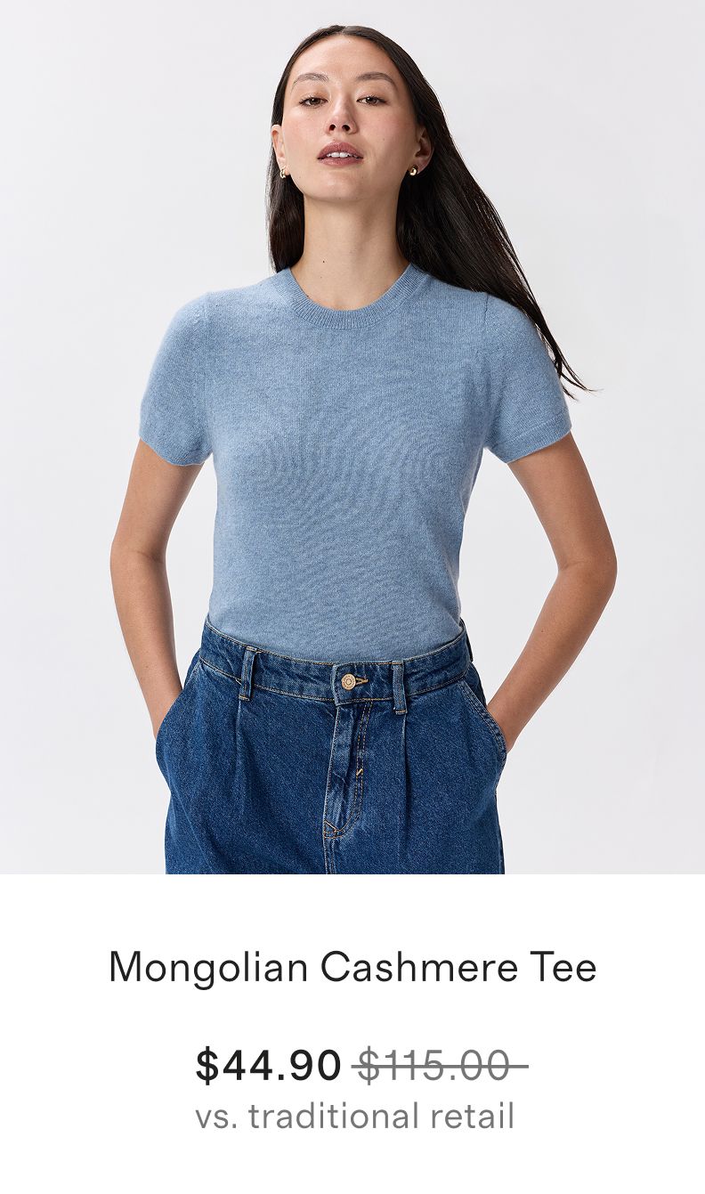 Mongolian Cashmere Tee