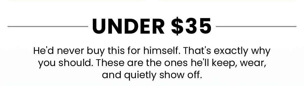 Under $35