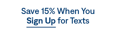 Sign up, save 15%