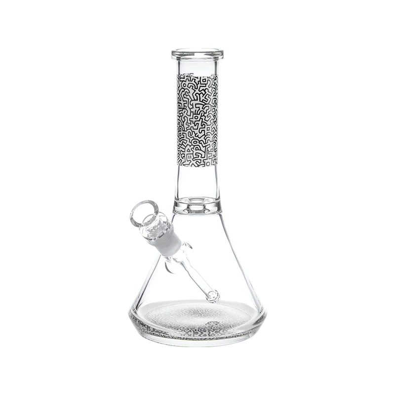 Image of K.Haring Glass Water Pipe