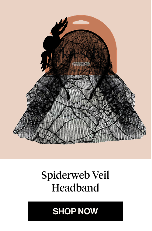Spiderweb Veil Headband