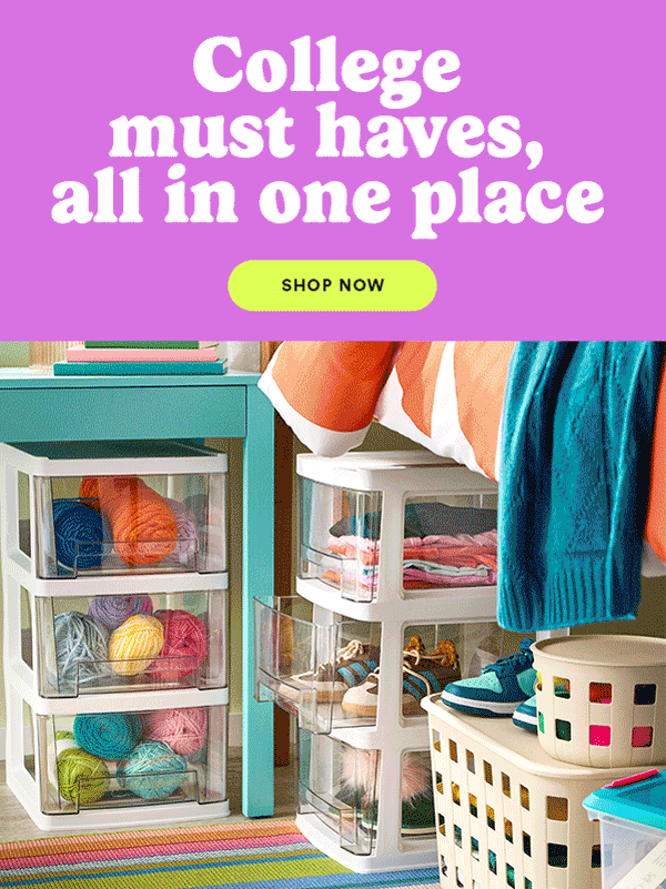 College must haves, all in one place SHOP NOW