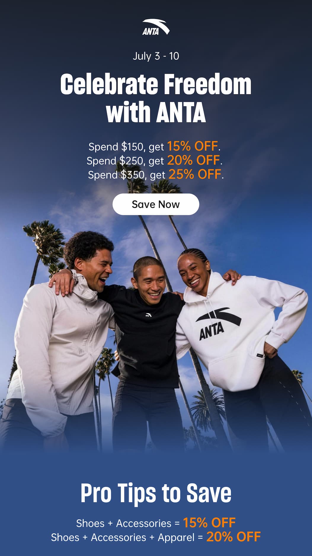 Spend more, save more!