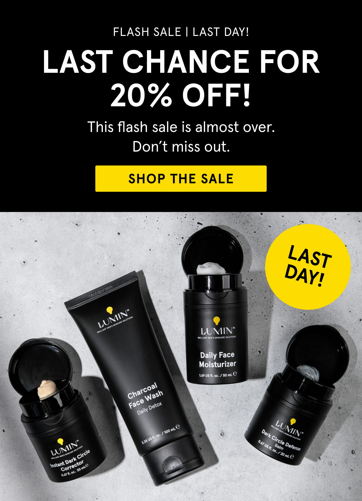 Last Chance for 20% Off!