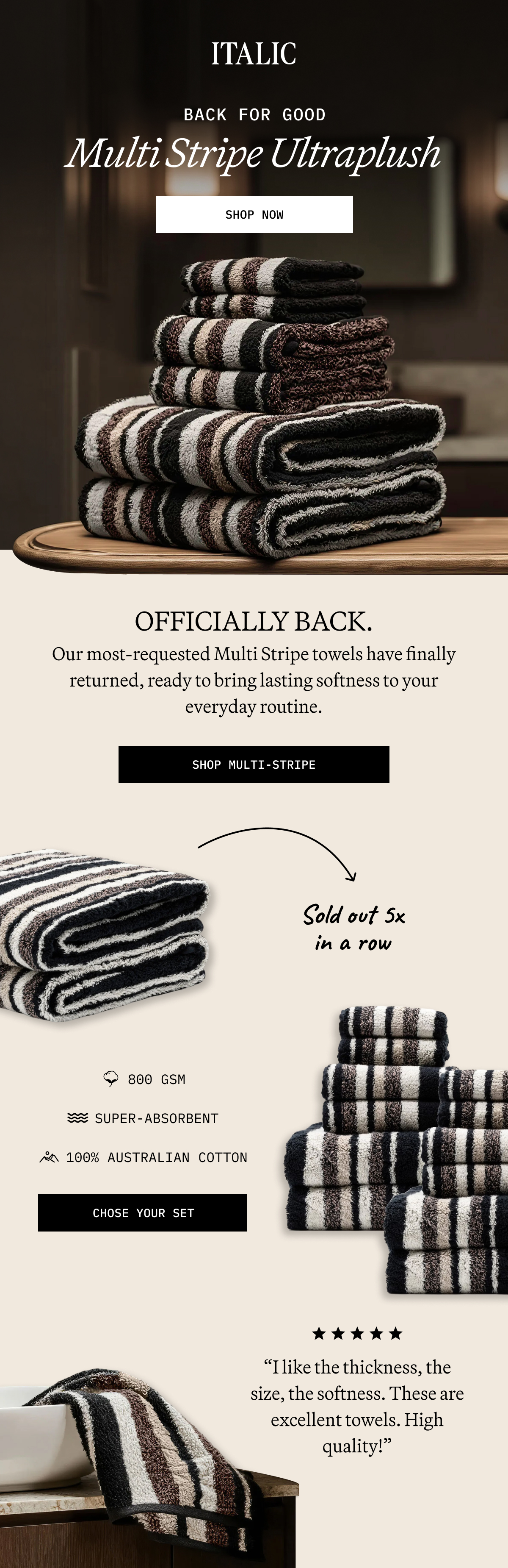 ITALIC | Multi Stripe is Back