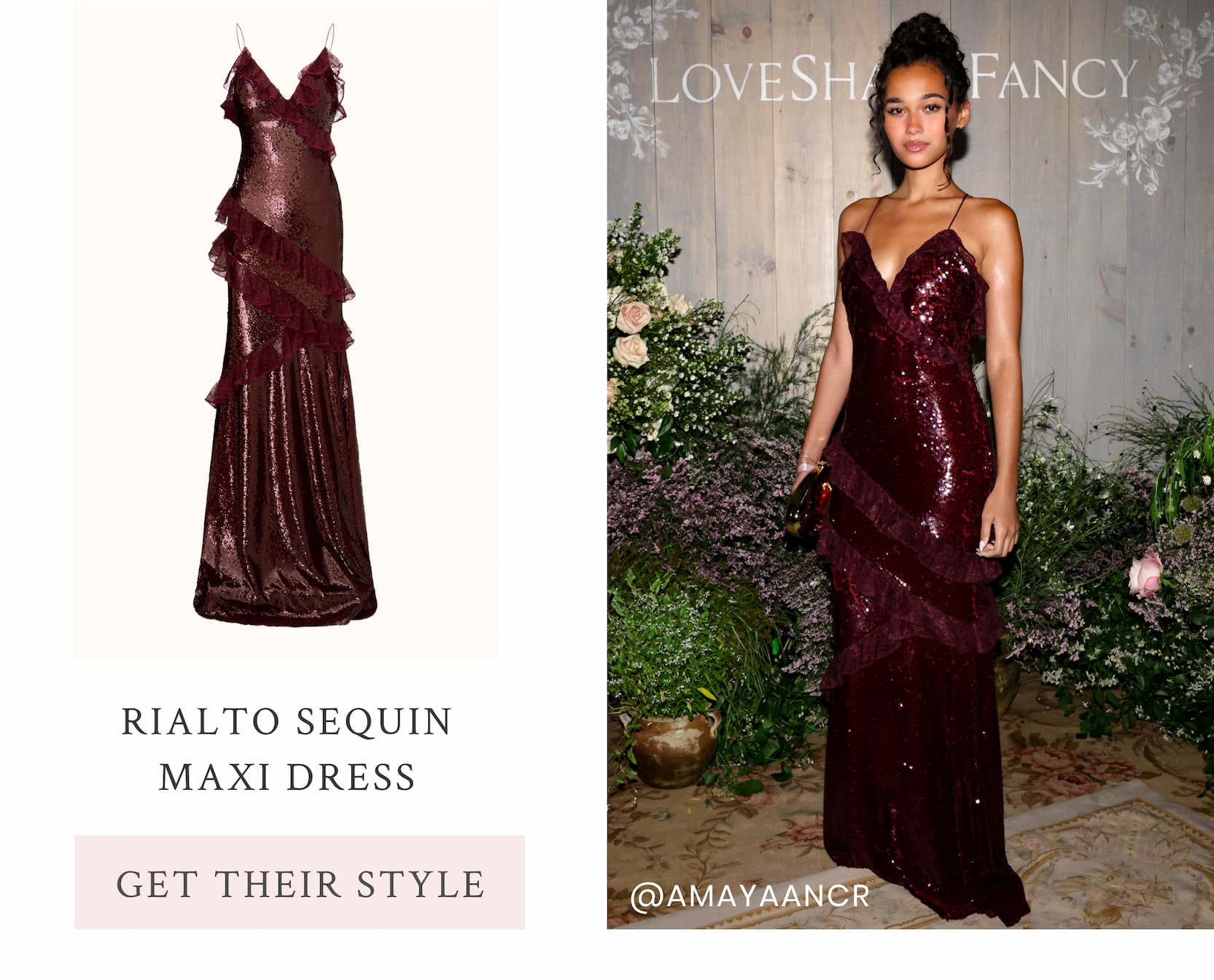 Rialto Sequin Maxi Dress <GET THEIR STYLE>