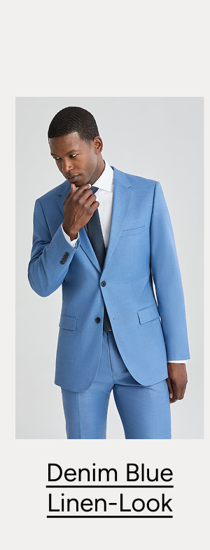 Denim Blue Linen-Look, $248