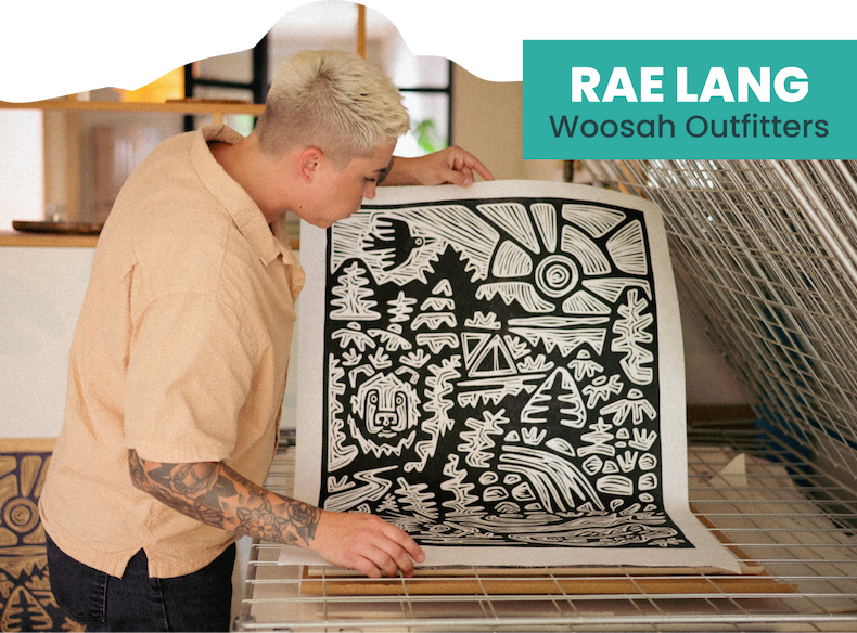 RAE LANG. Woosah Outfitters.