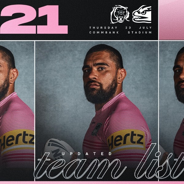 NRL Updated Team List: Round 21