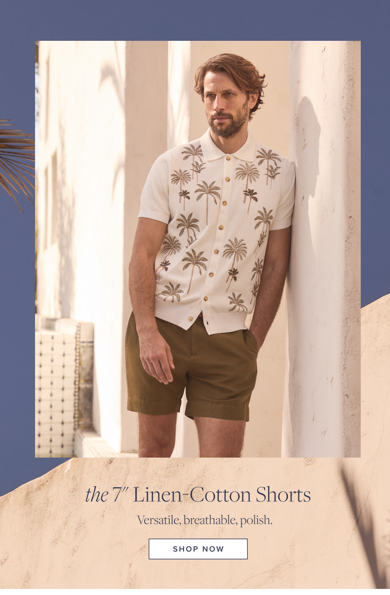 the 7 Linen-Cotton Shorts Shop Now