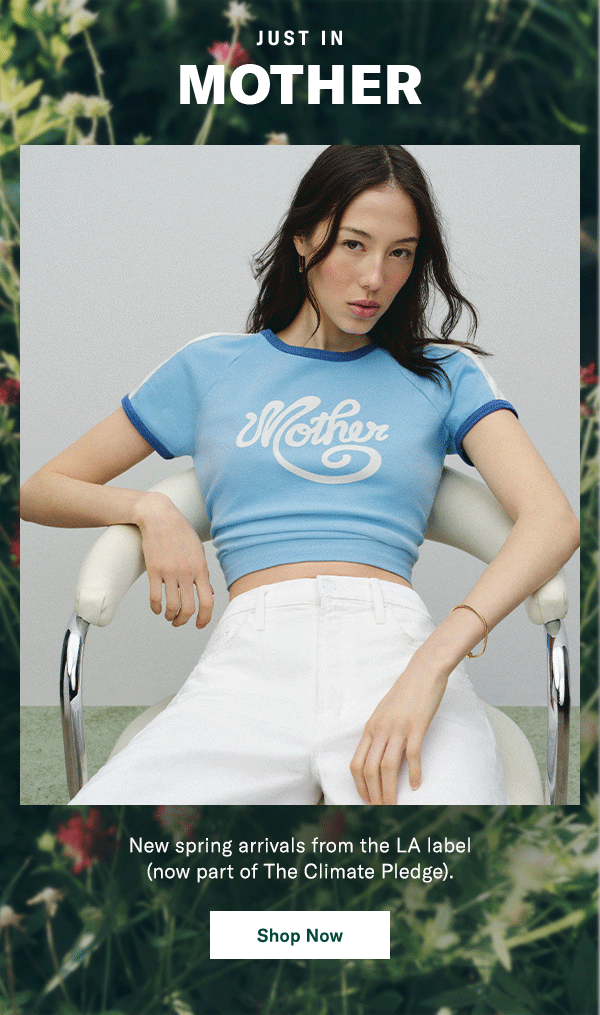 New spring arrivals from the LA label (now part of The Climate Pledge)