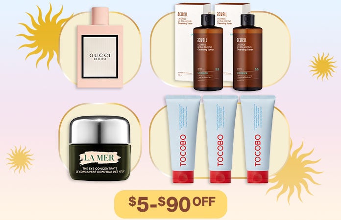 Sun-Kissed Savings $5 - $85 OFF