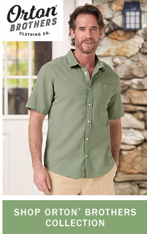 Shop Orton Brothers Collection. Orton Brothers Linen-Blend Short-Sleeve Shirt