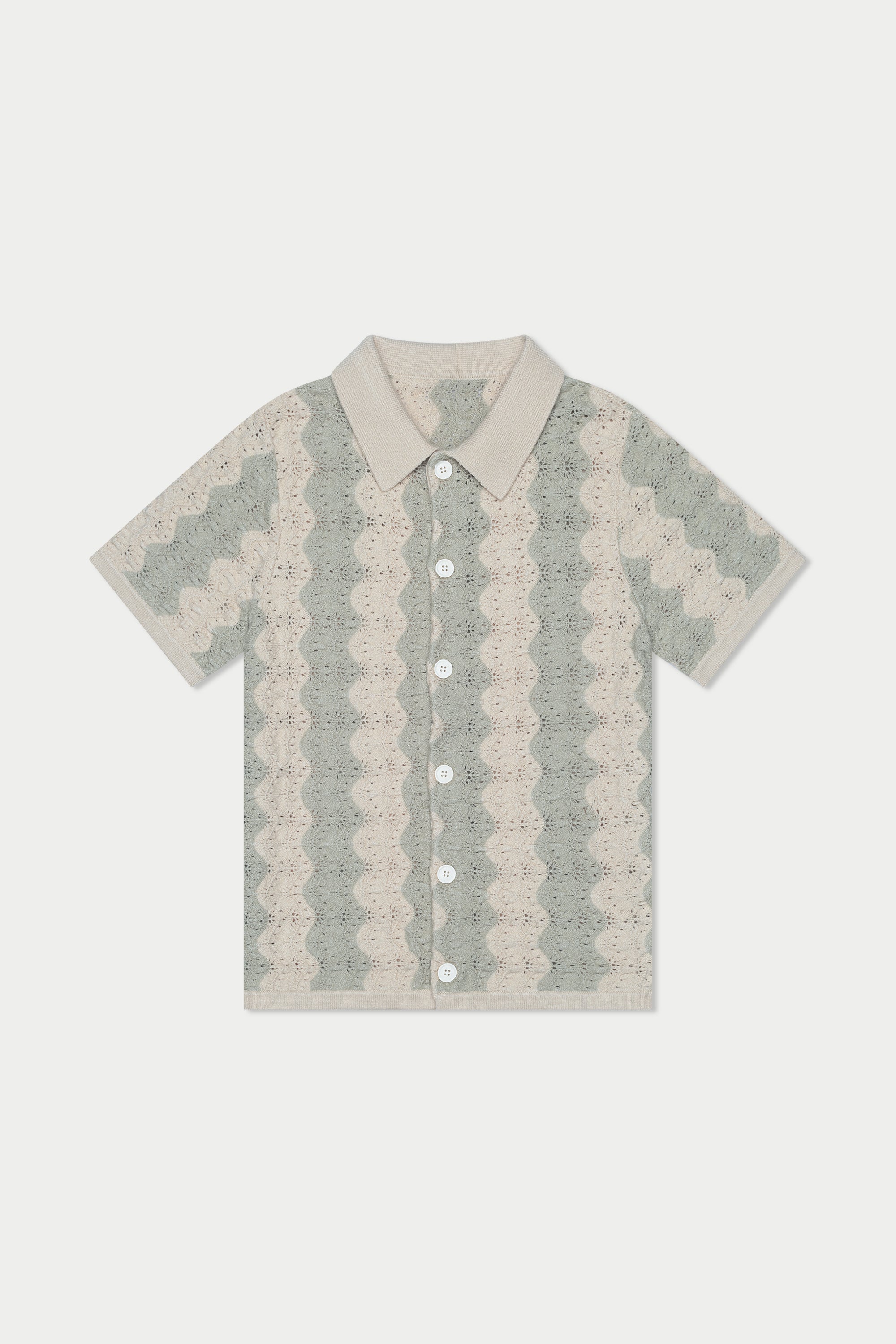 Image of Wavy Knit Shirt