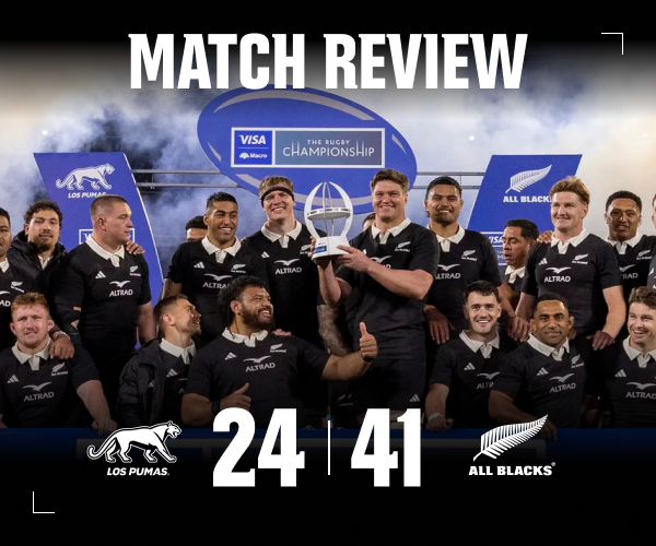 All Blacks Match Review FT score Argentina 24, All Blacks 41