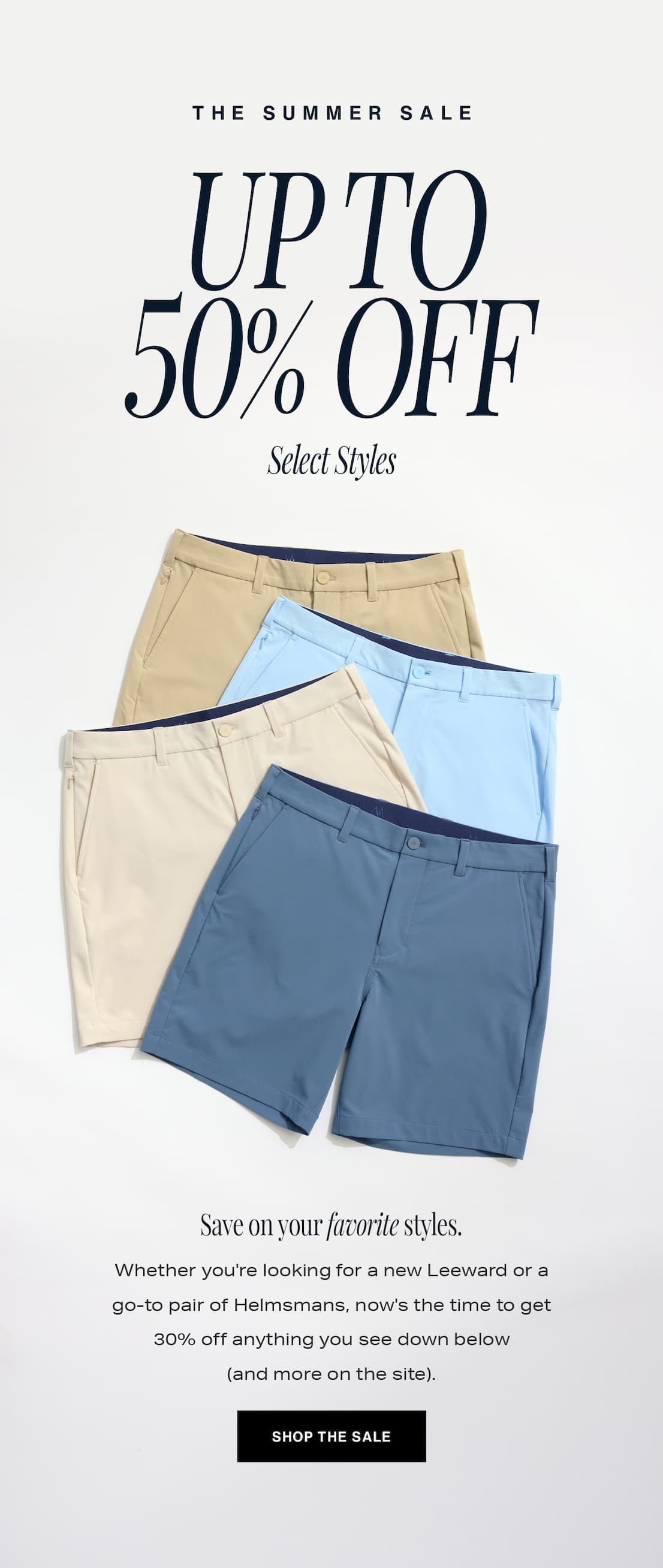 UP TO 50% OFF Select Styles [SHOP THE SALE]