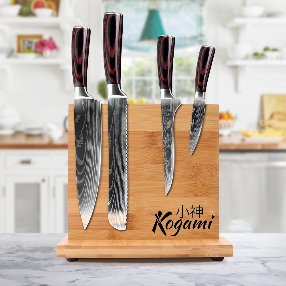 Image of Bamboo Magnetic Knife Block
