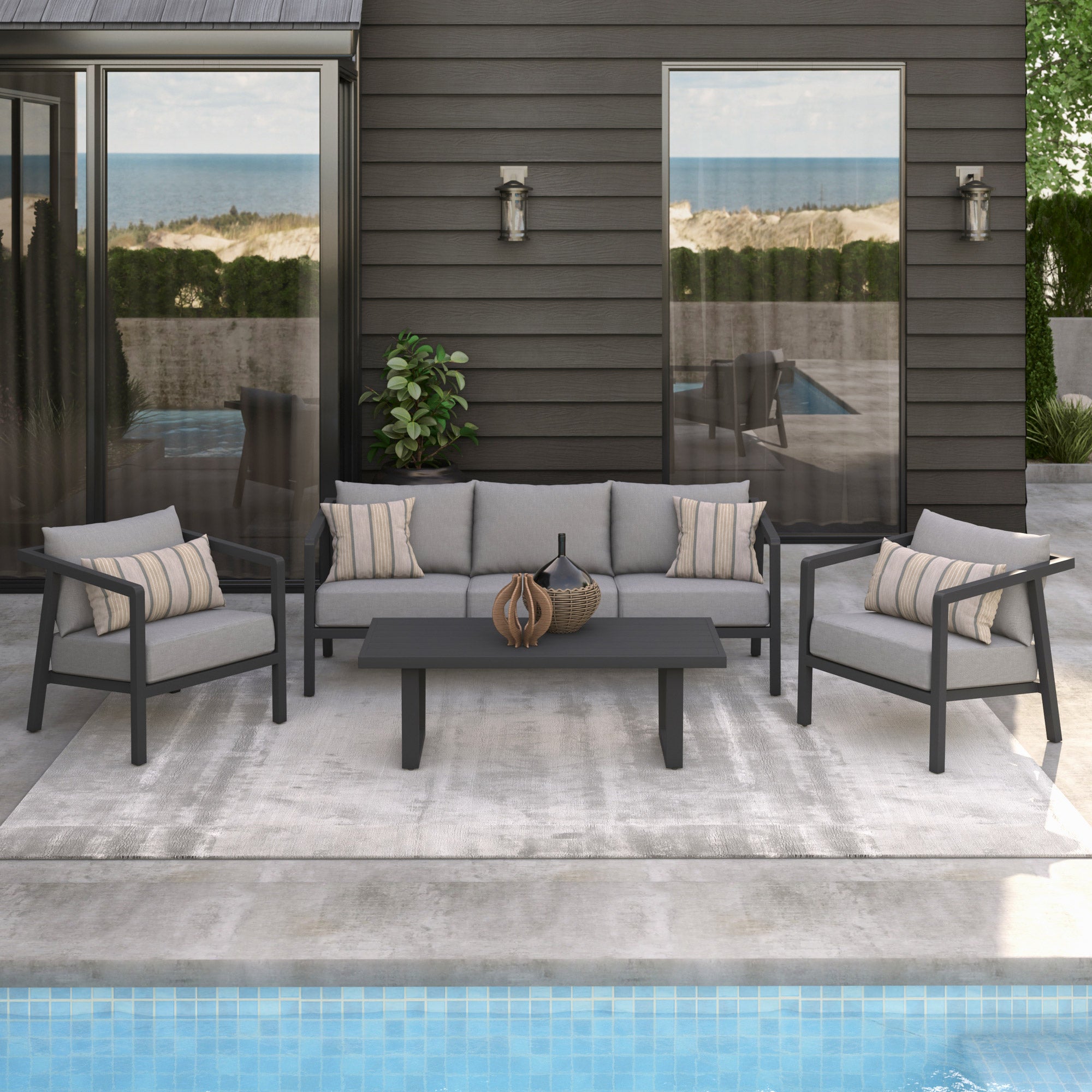 Biati 4-Piece Outdoor Patio Seating Set