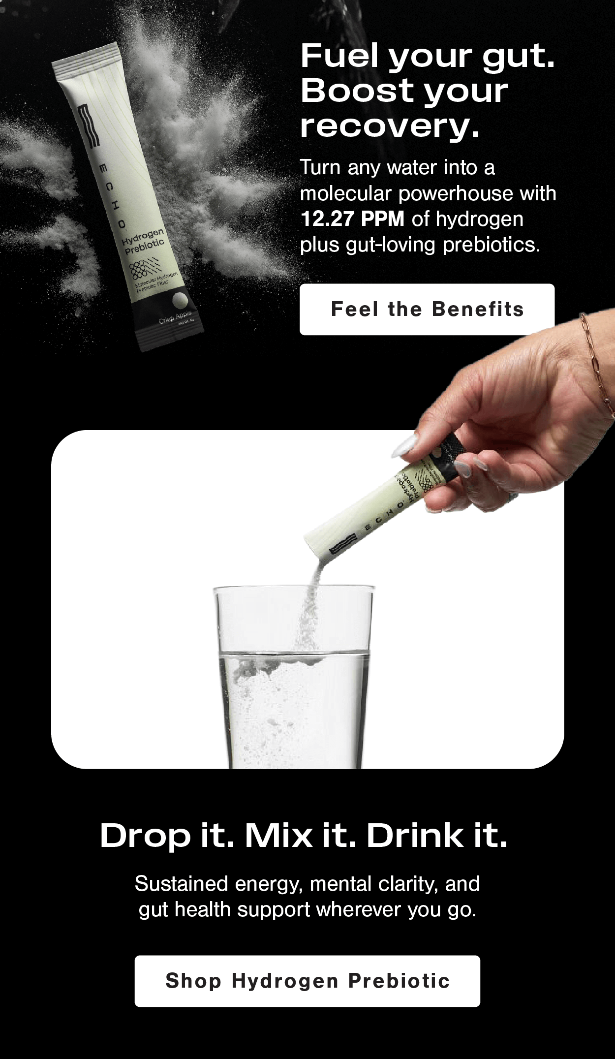 Drop it. Mix it. Drink it.