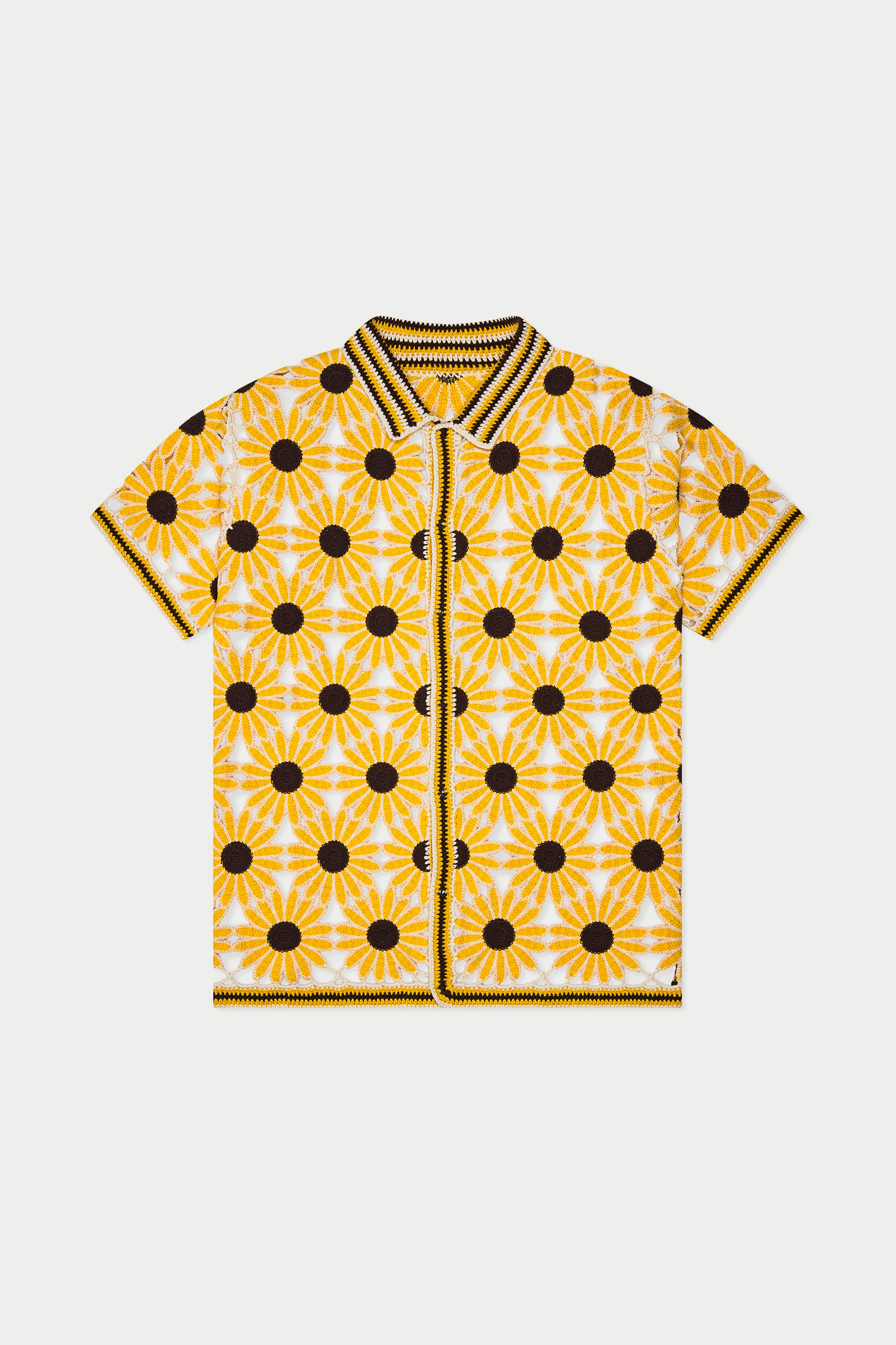 Image of Sunflower Crochet Shirt