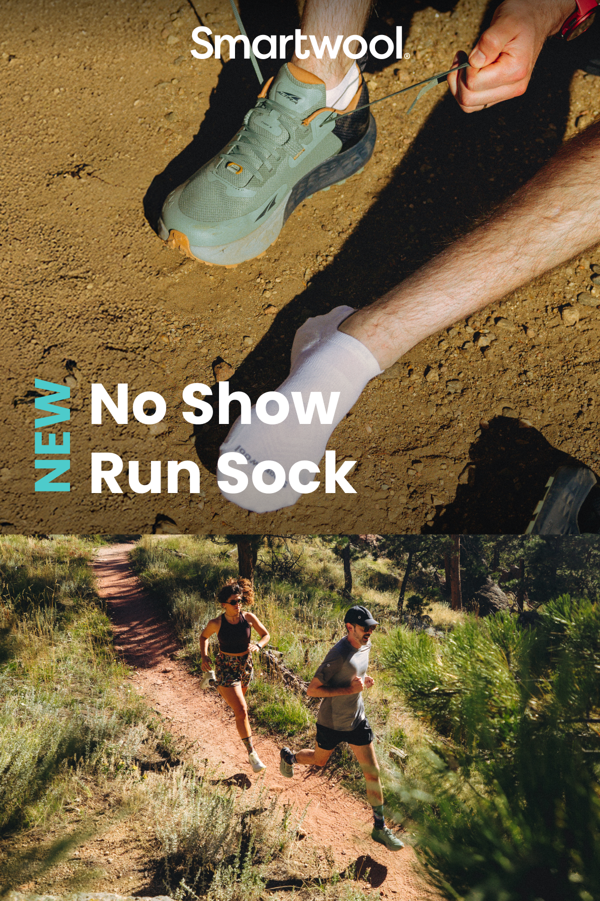 New: No Show Run Sock