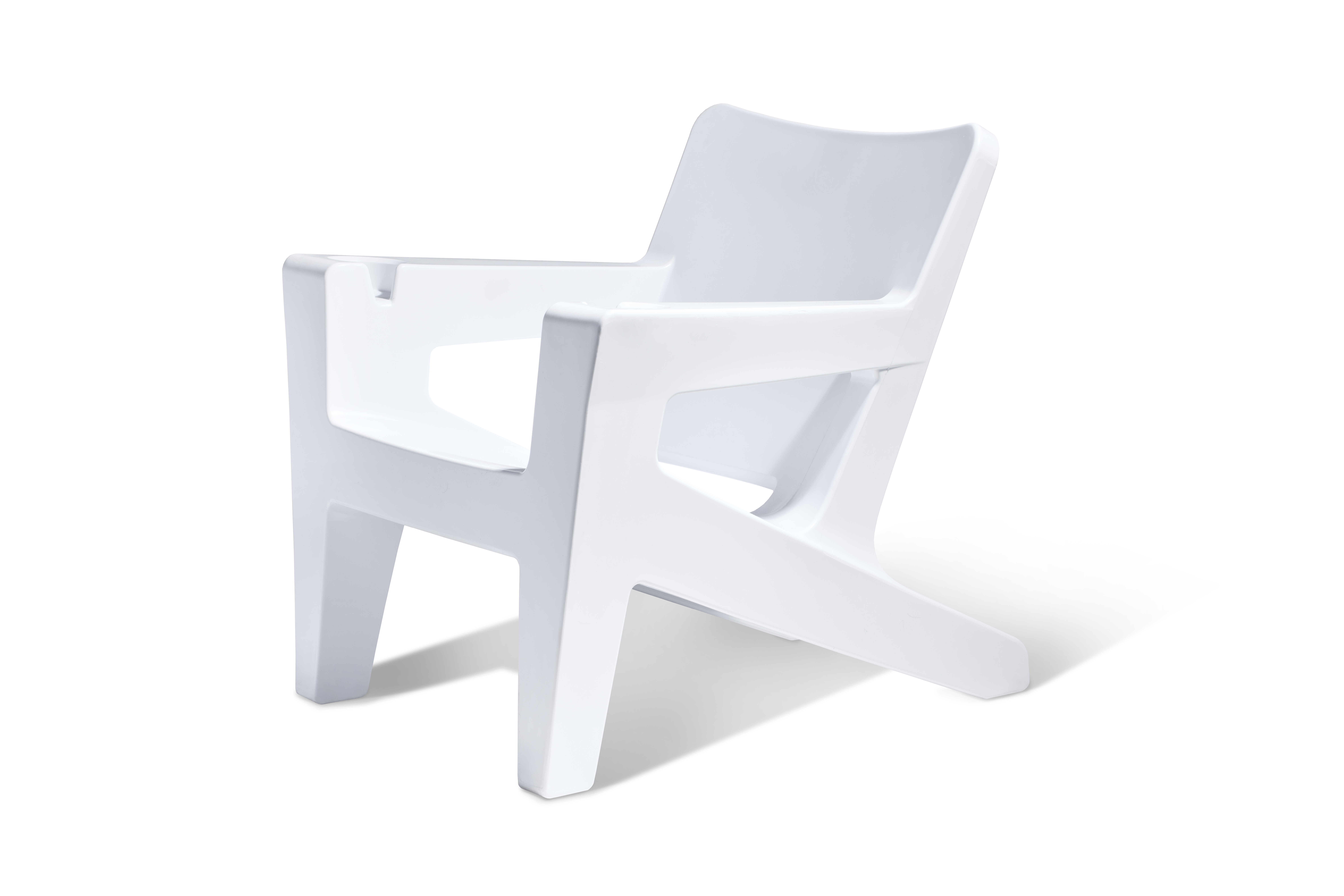 Bask Lounge Chair - Highcloud White