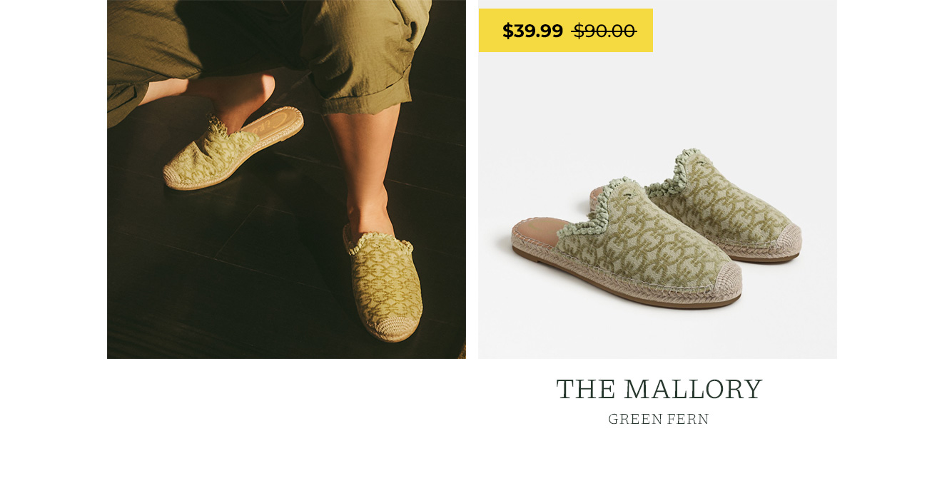 The Mallory (Green Fern)