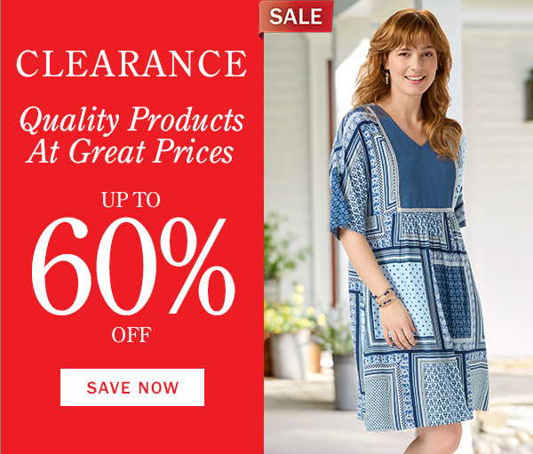 Clearance. Quality Products at Great Prices. Up to 60% Off. Save Now. Sale: Patchwork Print Rayon Dress