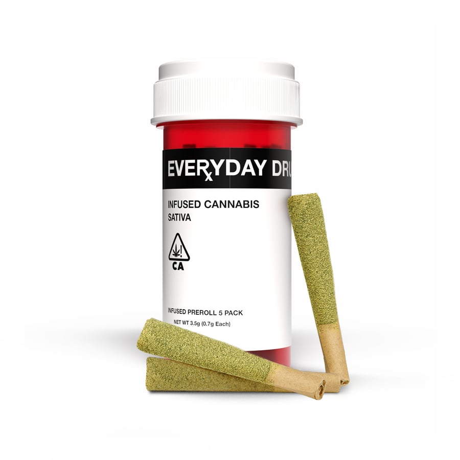 Image of Strawberry Cough Infused 5-Pack - 3.5g