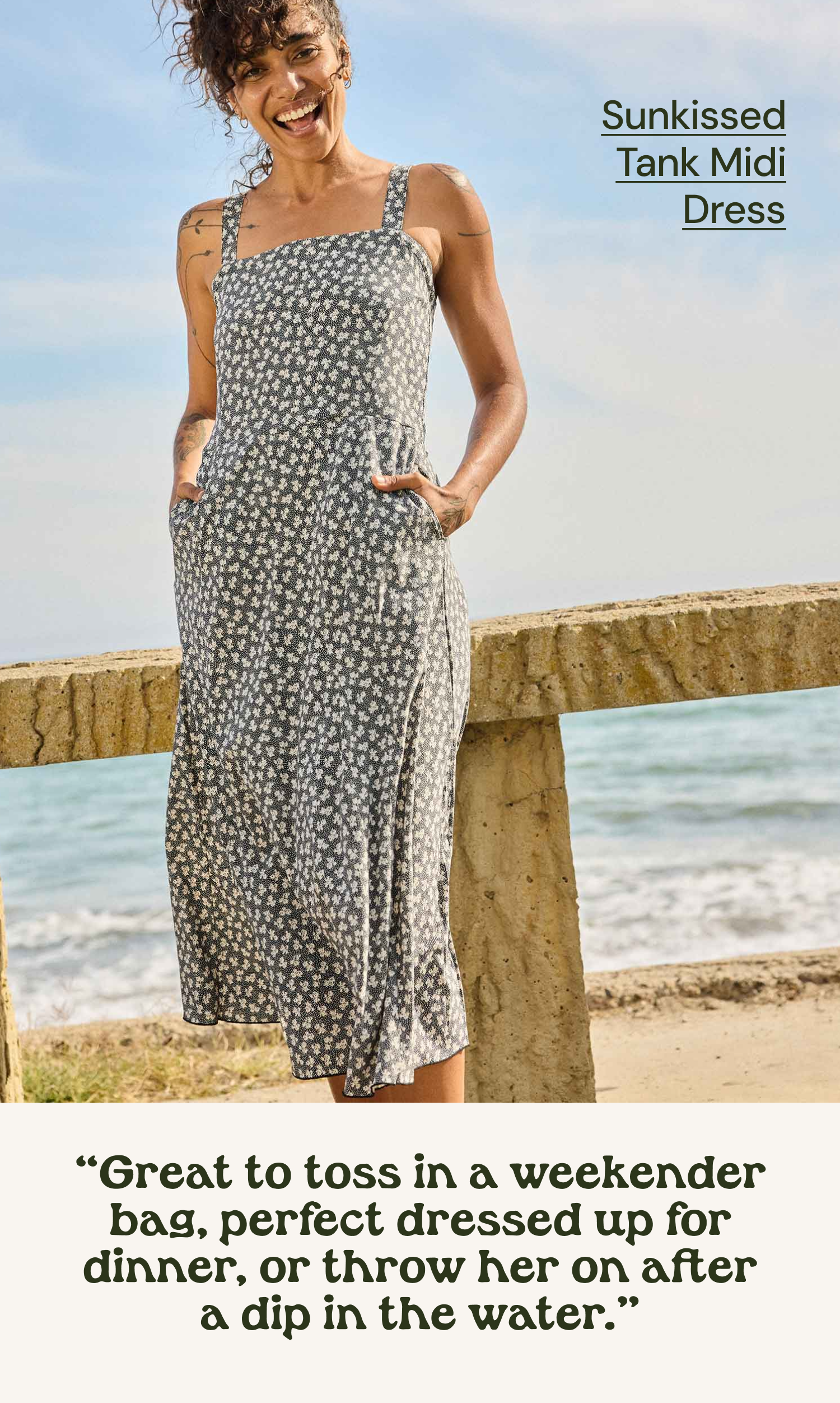 Sunkissed Tank Midi Dress