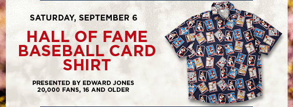 HOF Baseball Card Shirt