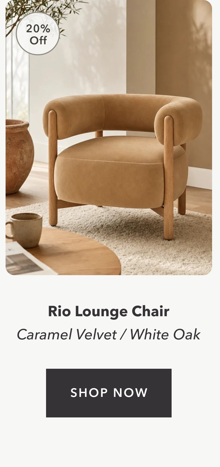 20% Off Rio Lounge Chair