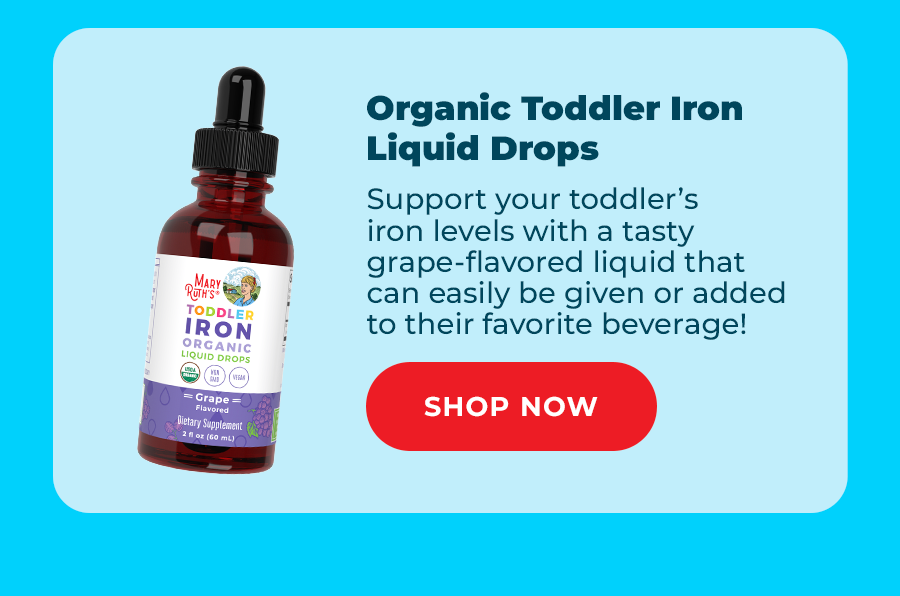 Organic Toddler Iron Liquid Drops