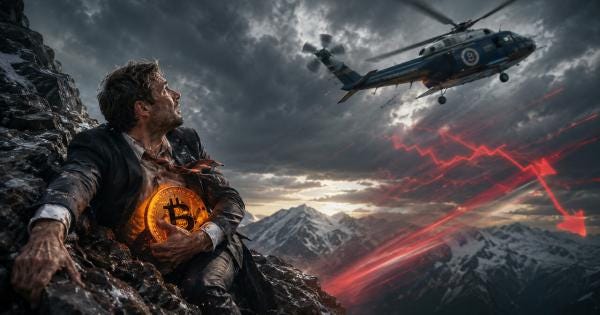 Bitcoin is left stranded as Fed projections flip to 54% chance of rate hikes this year