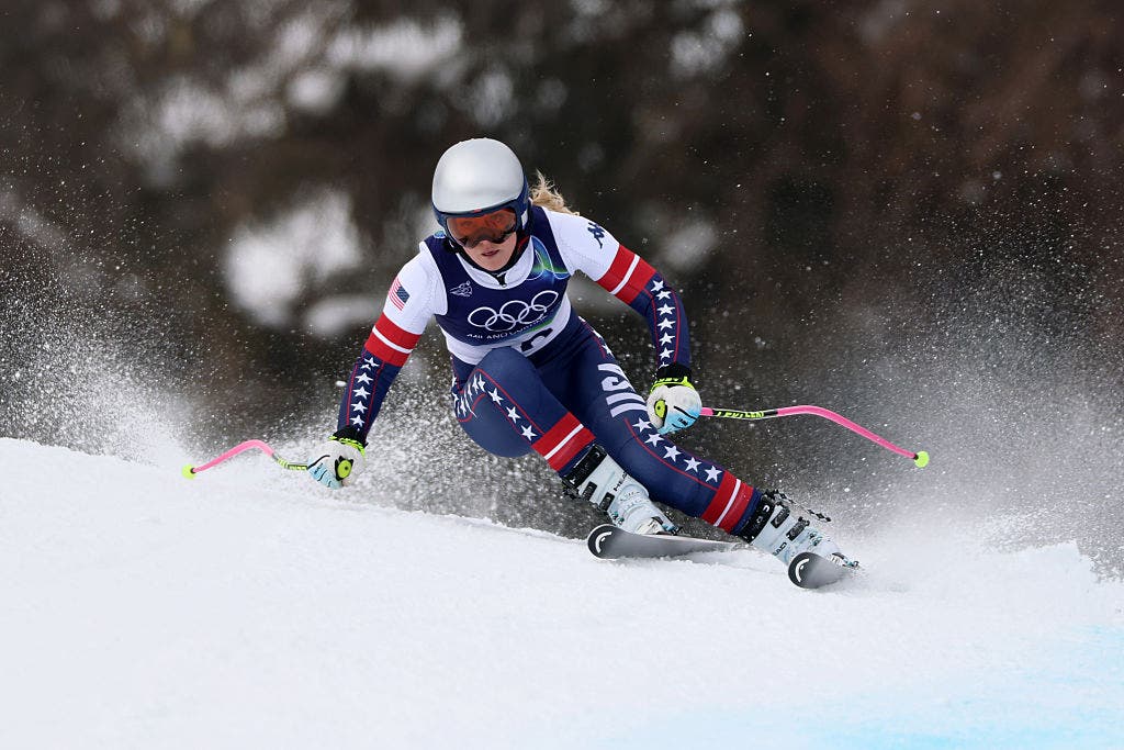 Lindsey Vonn racing 