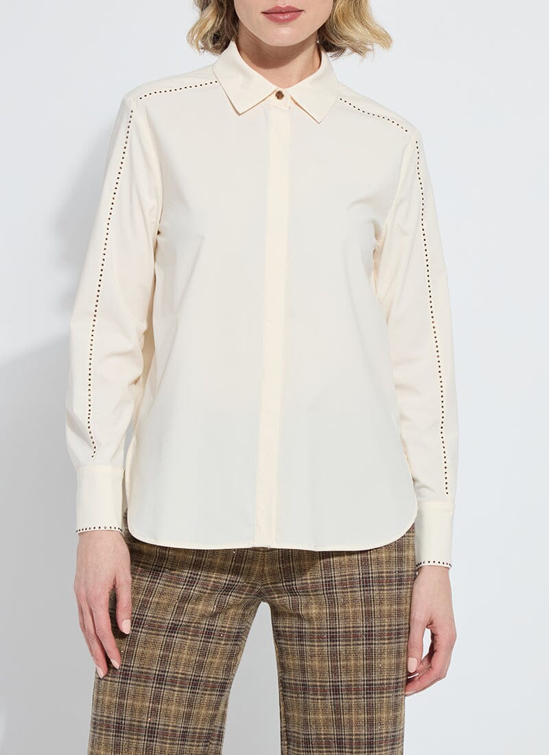 Image of Rackel Crystal Embellished Shirt