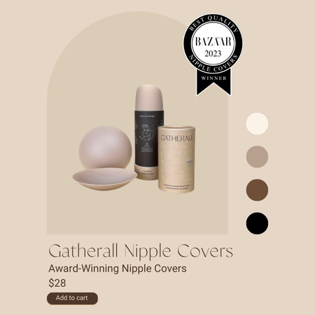 Gatherall award winning nipple covers