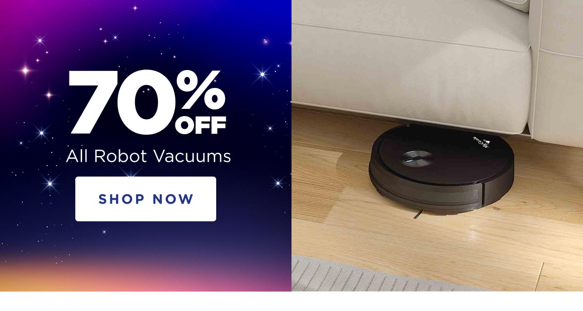 70% Off All Robot Vacuums
