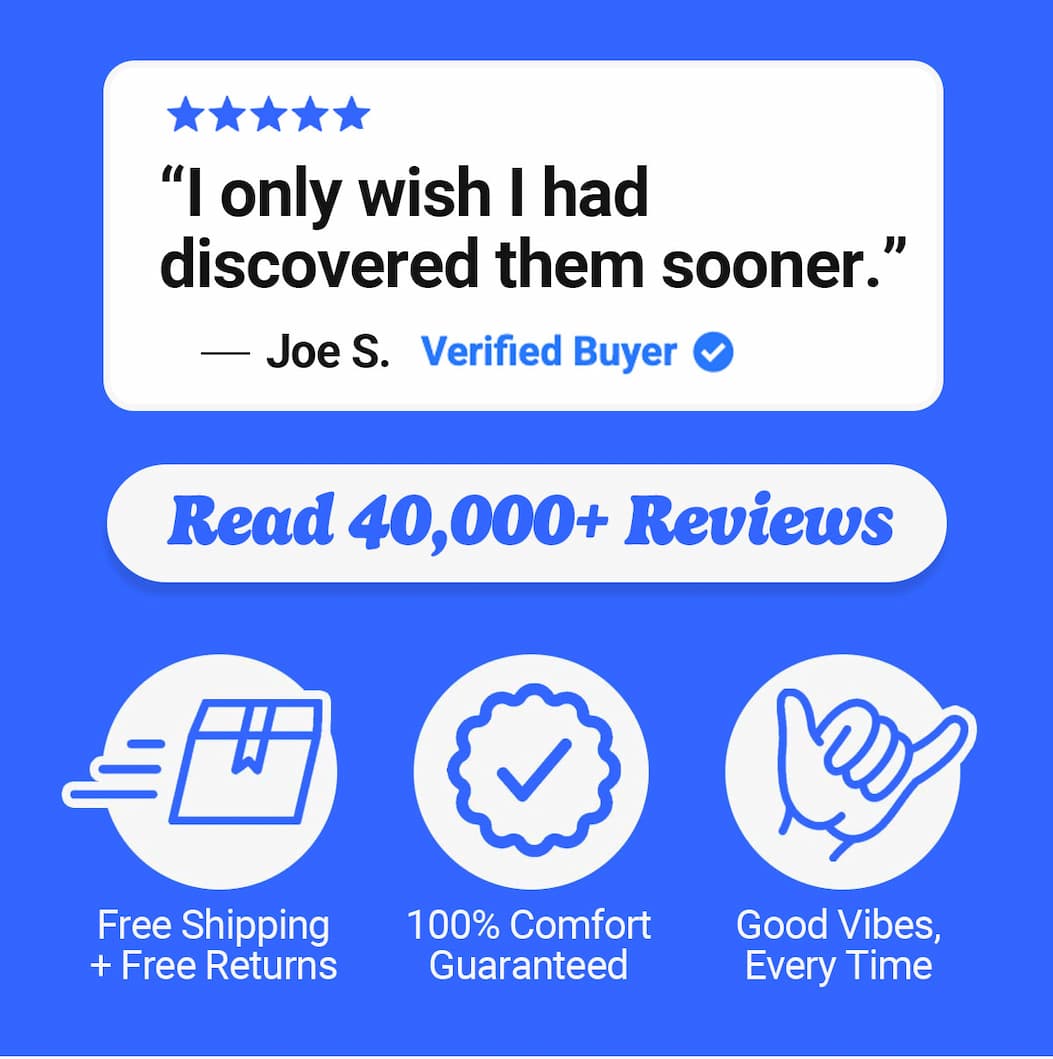 "I only wish I have discovered them sooner" Read 40,000+ reviews. Free shipping and free returns, comfort guaranteed, good vibes every time. Mugsy