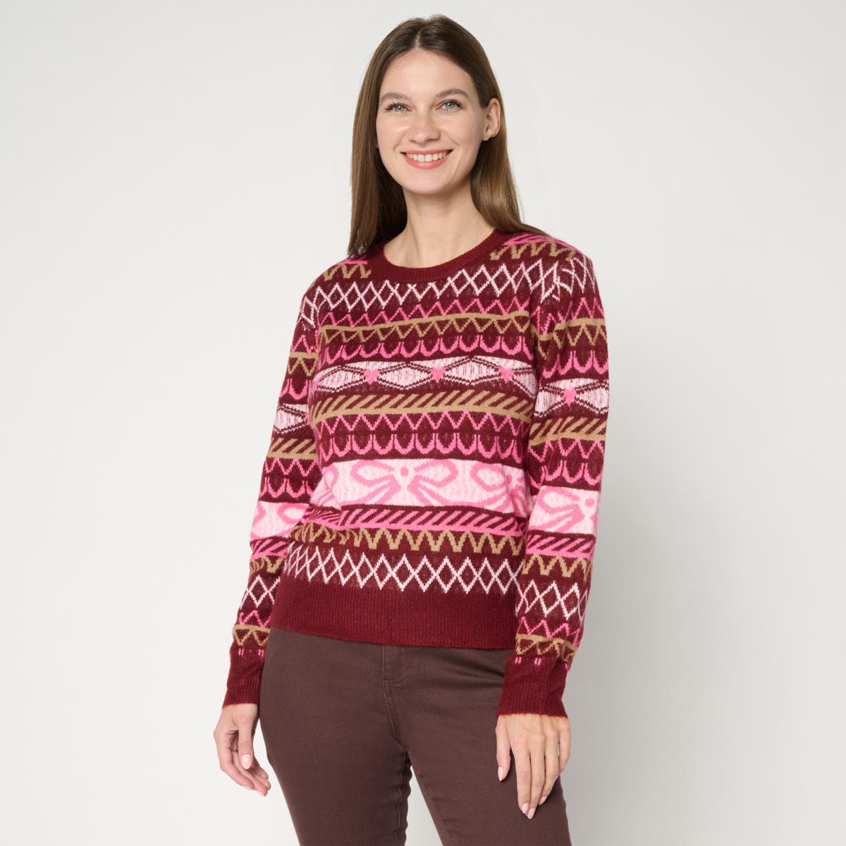 G by Giuliana FF Jacquard Sweater