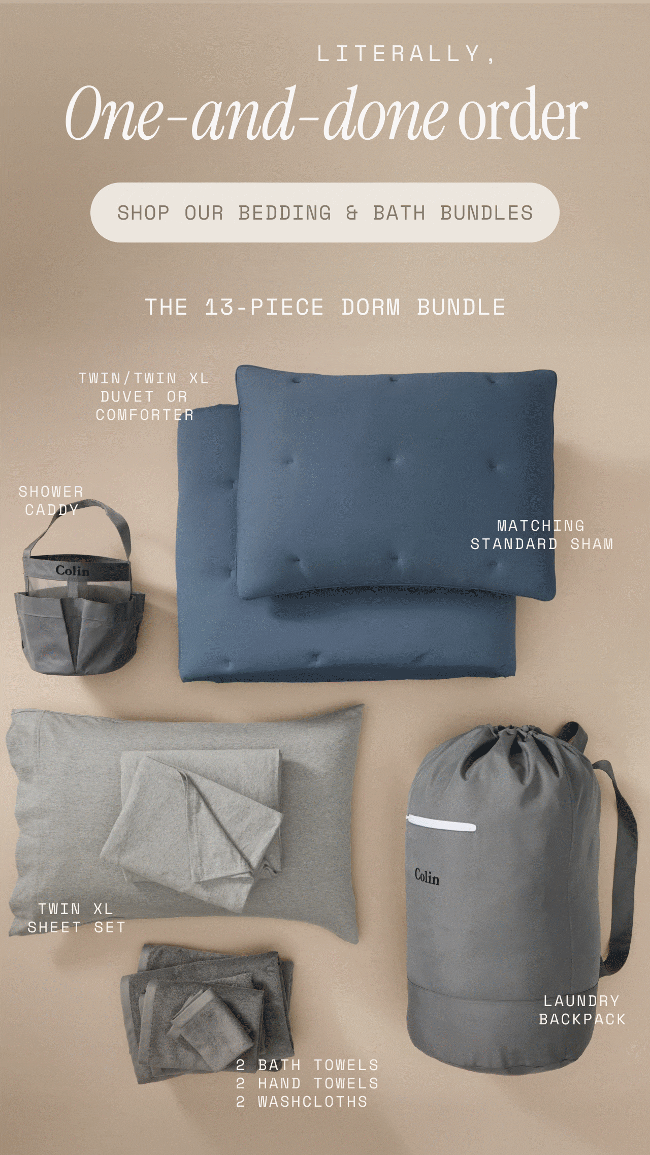 BEDDING & BATH BUNDLES