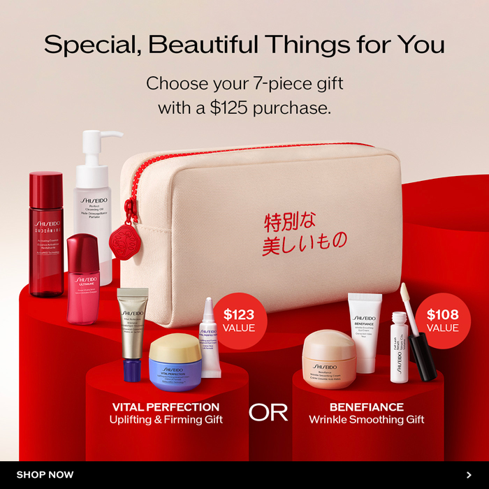 Choose your 7-piece gift with a $125 purchase.