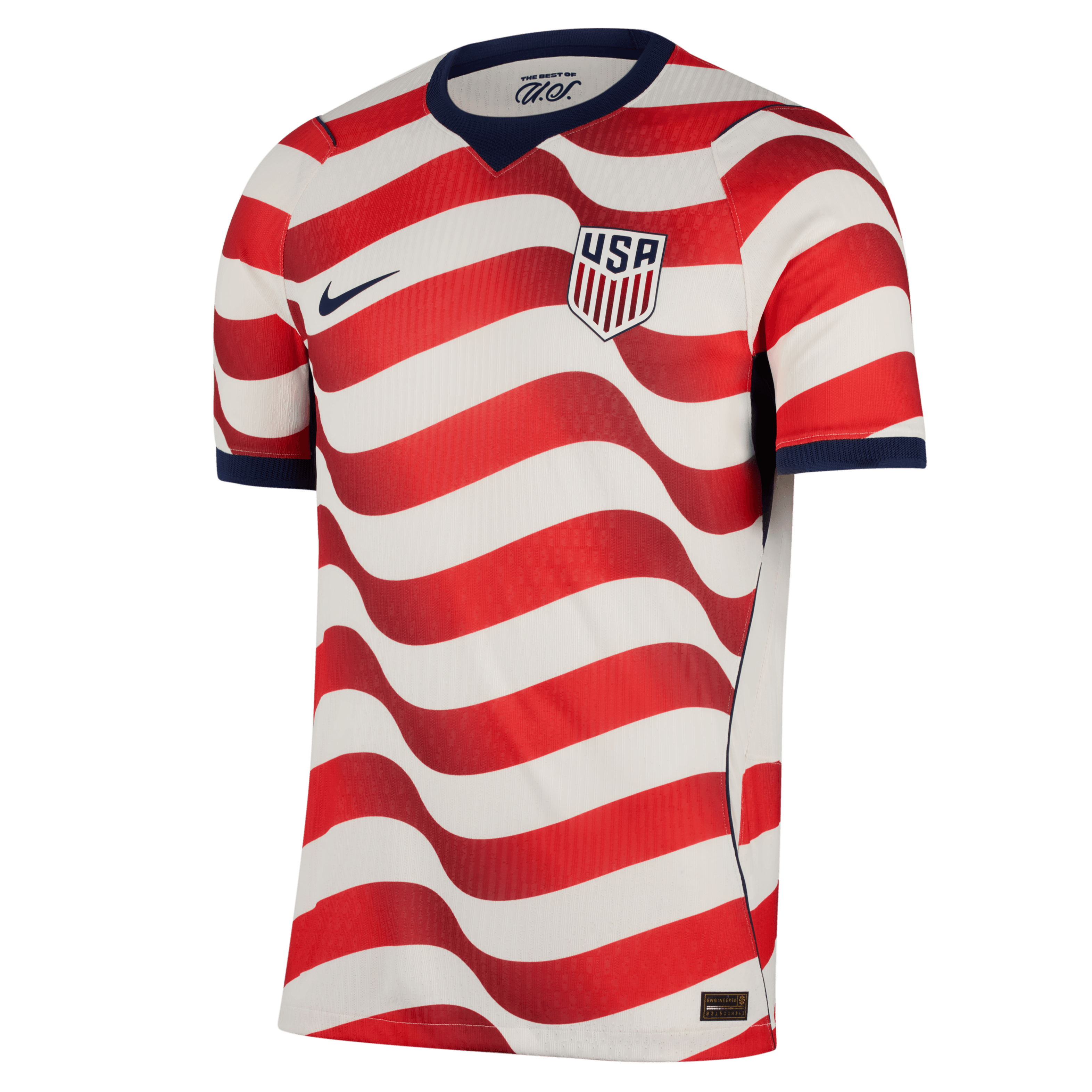 Image of Nike USA Stadium Home Match Dri-FIT Soccer Authentic Jersey 2026