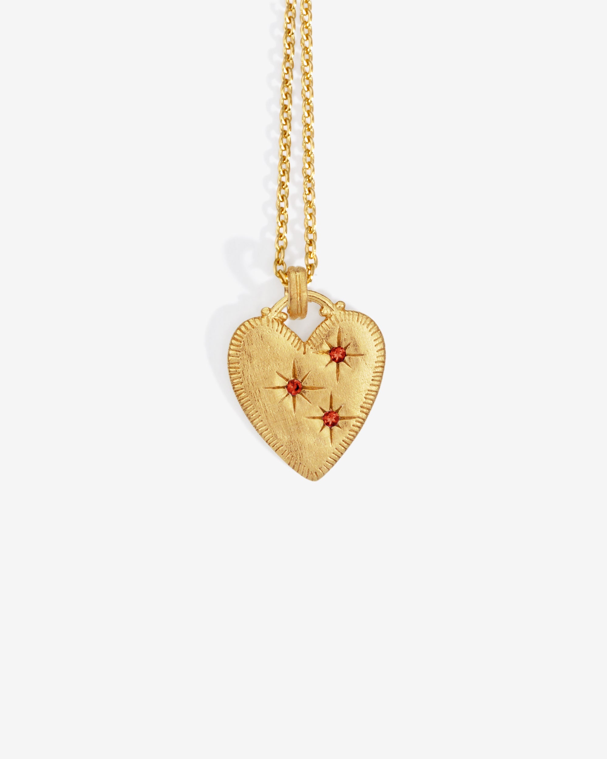 Image of Etti Necklace Ruby Gold Vermeil
