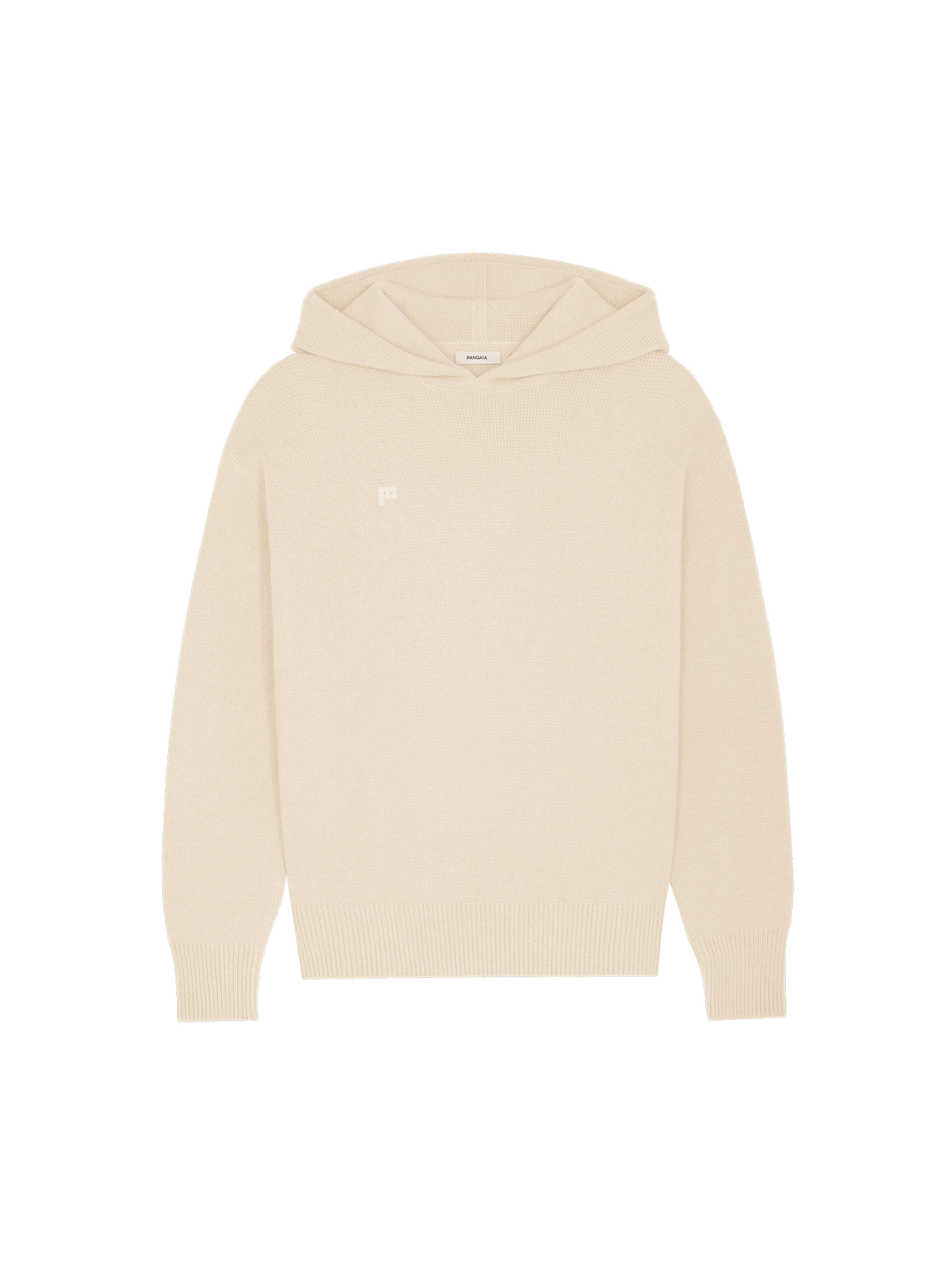 Womens Recycled Cashmere Hoodie - Ecru Ivory
