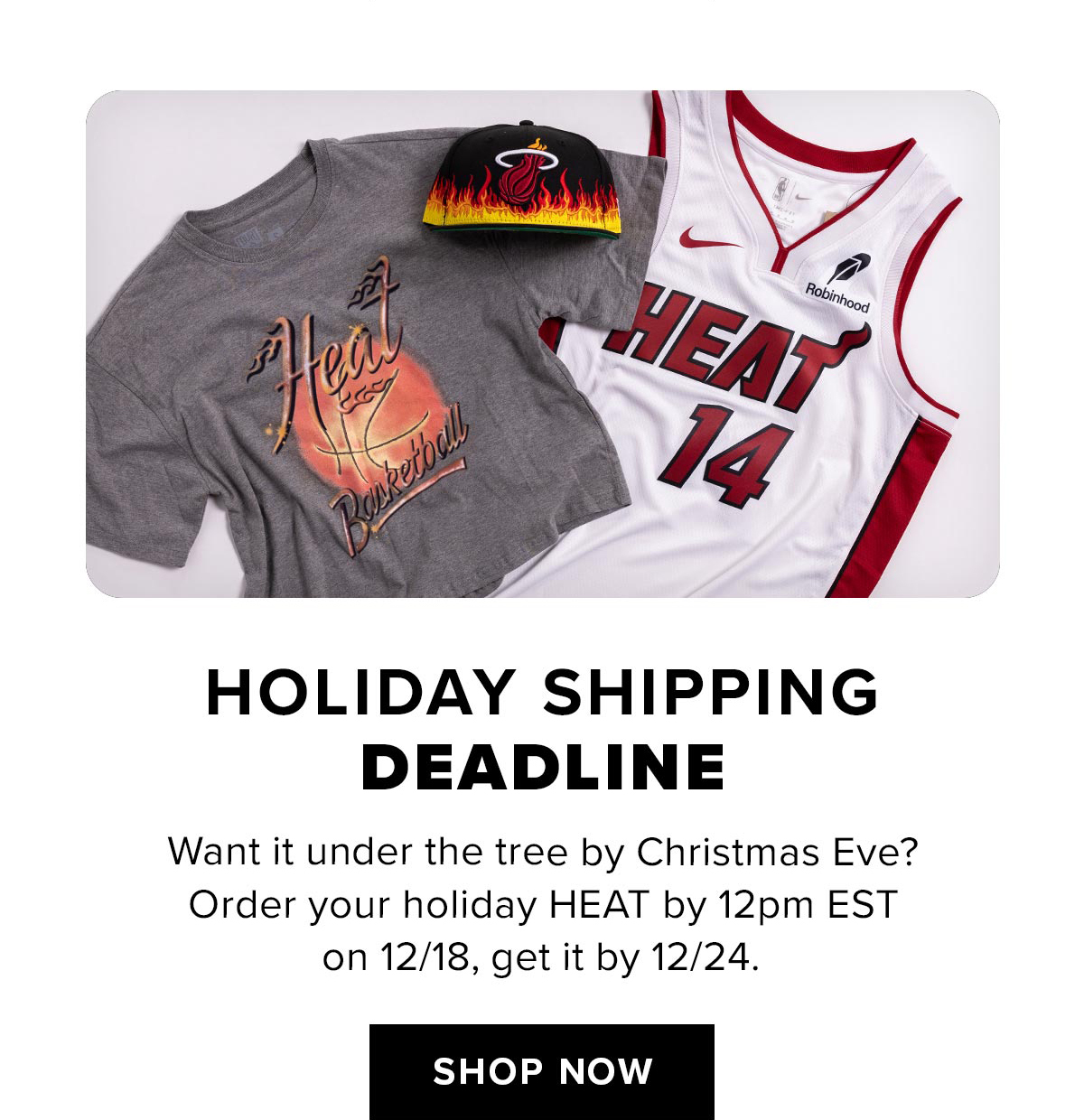 Holiday Shipping Deadline: 12/18 | Shop Now