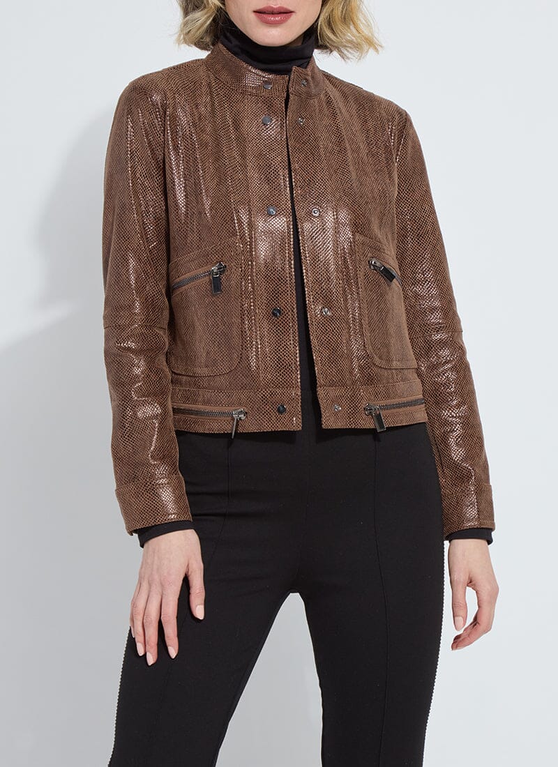 Image of Porter Foil Vegan Suede Moto