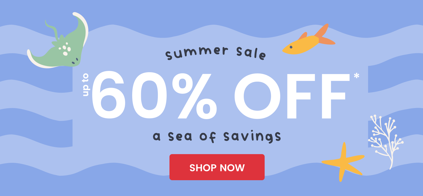summer sale up to 60% OFF
