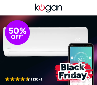 Kogan SmarterHome™ 2.6kW Inverter Split System Air Conditioner (Reverse Cycle) Product Image
